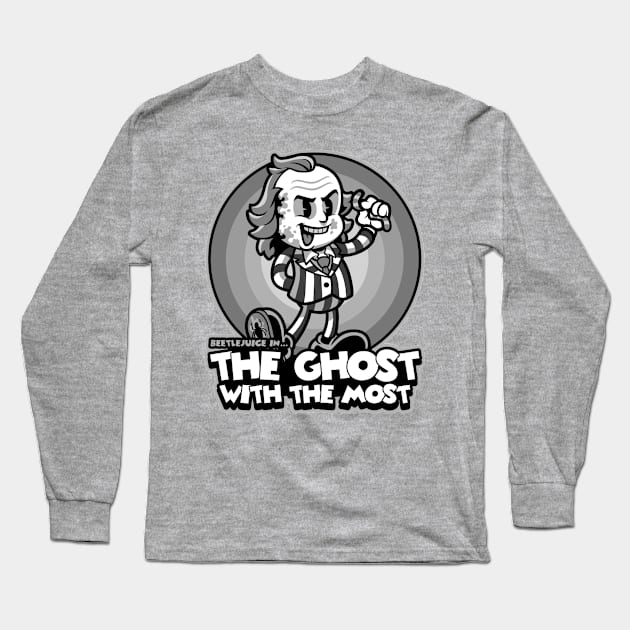 The Ghost with the Most Long Sleeve T-Shirt by harebrained